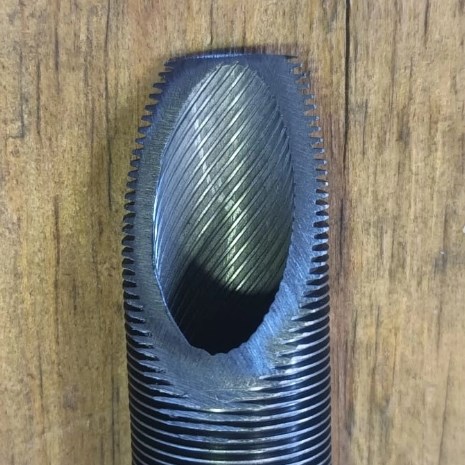 Low fin tubes with internal rifling